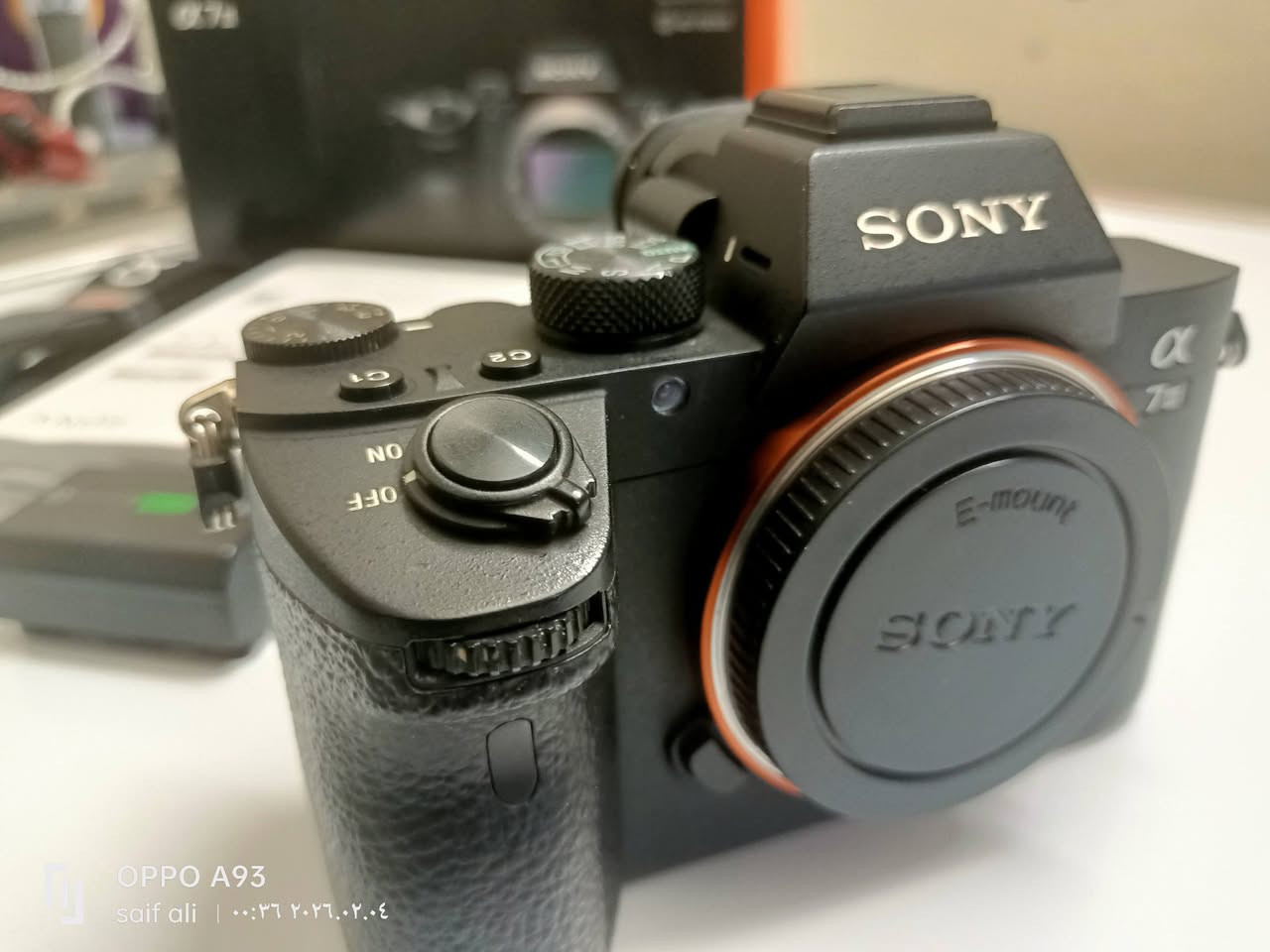 سوني مارك ثري a7iii للبيع
***********
مكاني بغداد 
للتواصل على الوتساب
