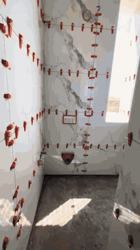 شغل درجه اولى جدران وارضيه شغل ليزر وكبان 07705356936 07885855609