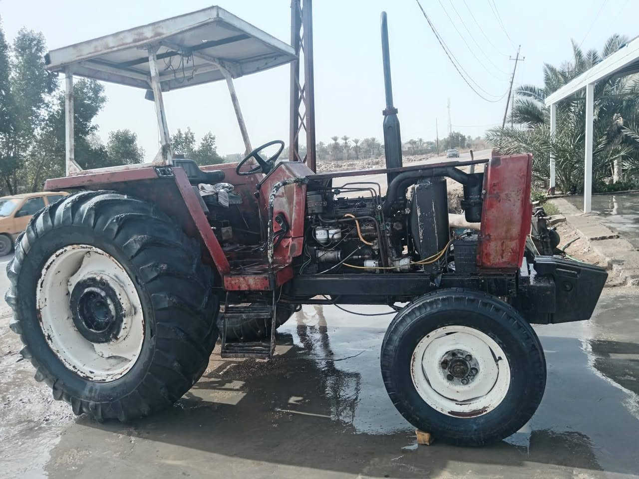 للبيع مكينه فيات موديل 82 رقم قادسية
 سنويه نافذه من سنه 2020 مكينه مشروطه
كير مشروط العنوان الديوانية مهناويه الاستفسار عن طريق هذا الرقم *********** وغير متواجد على الفيس بوك مكلف
