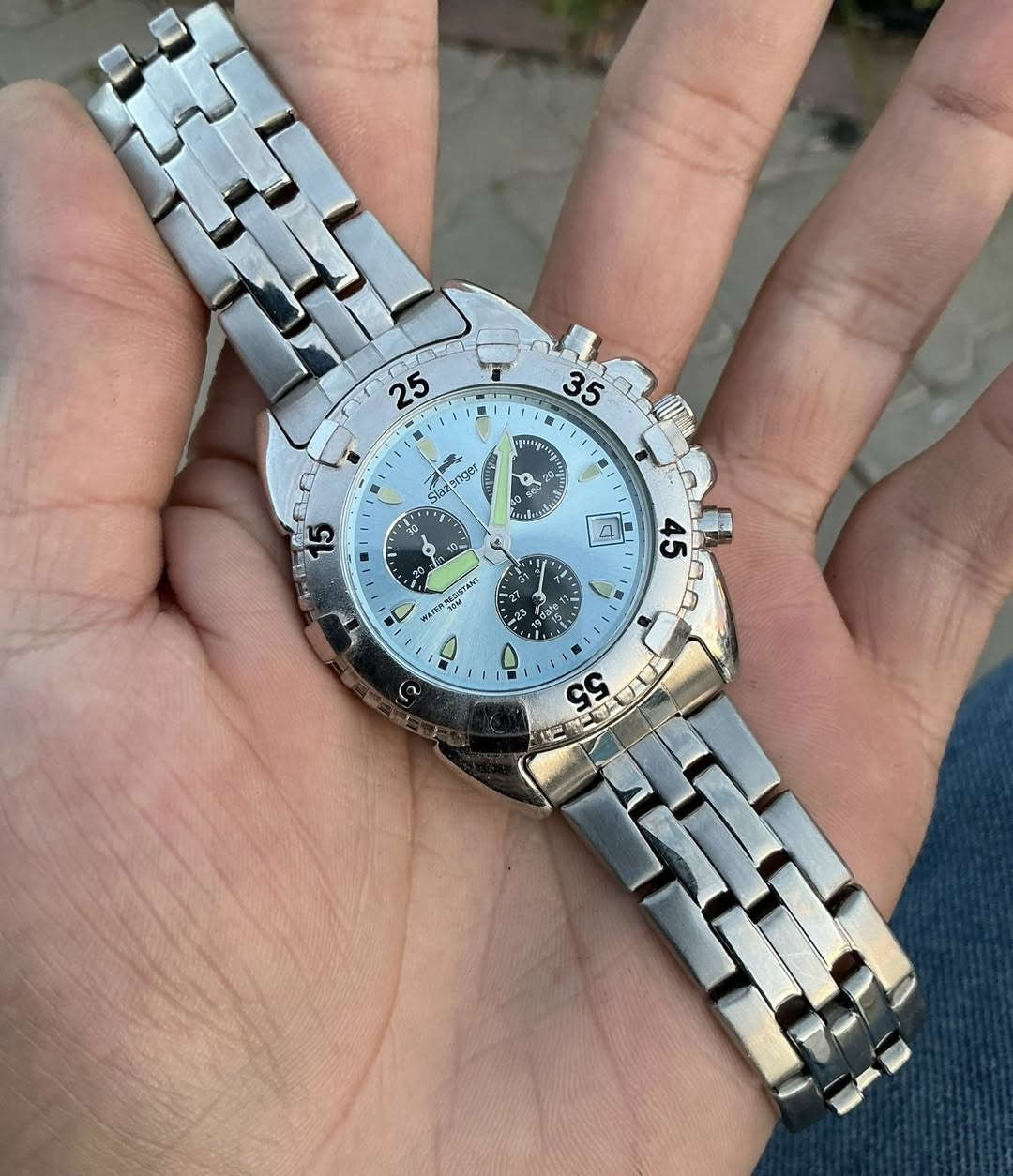 السلام عليكم ساعة سلازنجر اصلي
ستوب واتش
كرونوغراف سناتر
لامينوس فسفور
قطر 40 41
نافذة للتاريخ
نظافة تامة
85 الف


**إذا كنت صاحب هذا الإعلان وتريد حذفه لأي سبب، رجاءا أرسل رسالة إلى الدعم الفني**