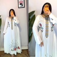 دشداشة نسائية • كشمير ايطالي • تطريز