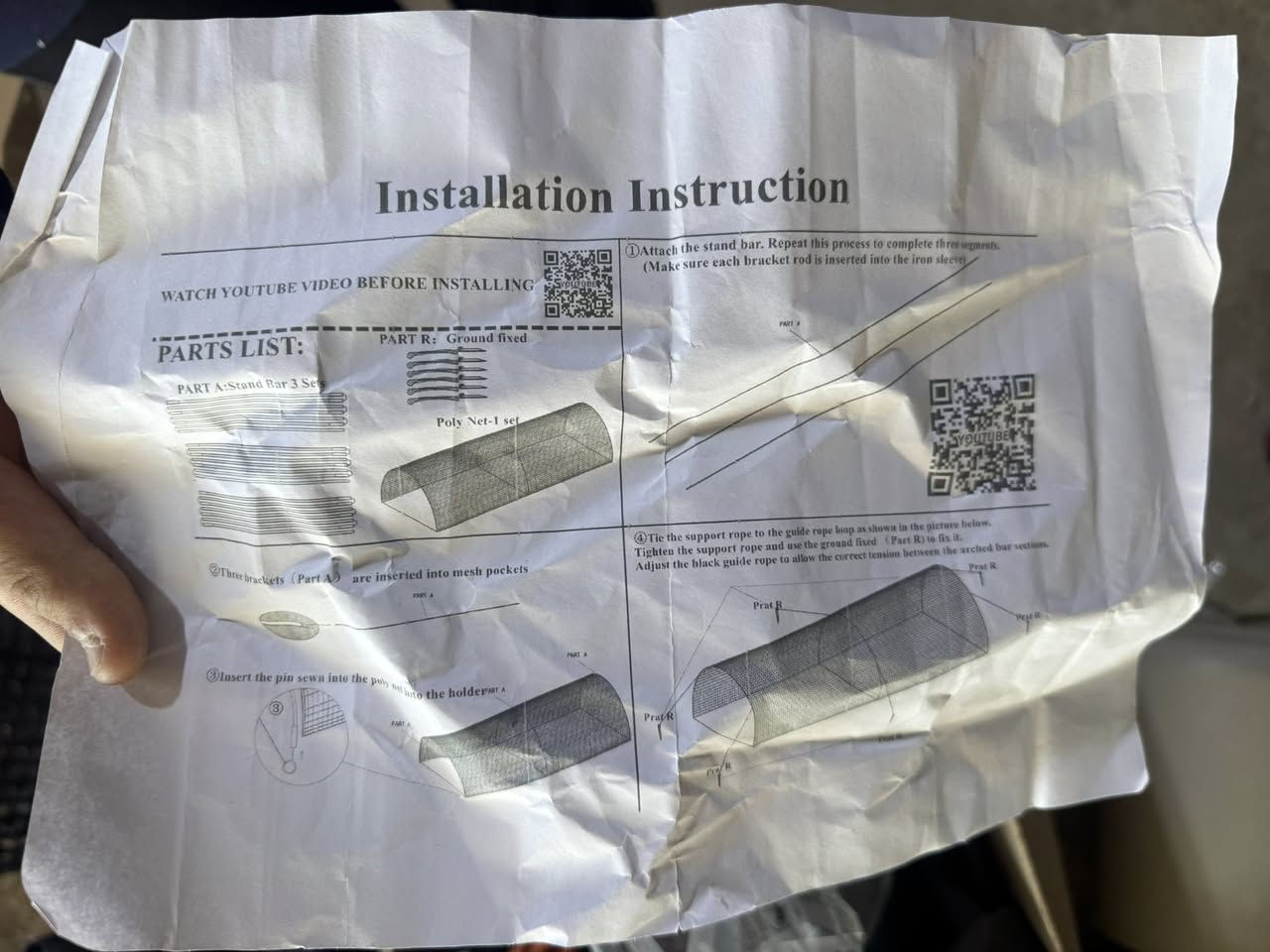 شبكة كبيره جدا تجي بكارتون وزنه اكثر من 15 كيلو السعر 30 الف فقط للدواجن والحيوانات


**إذا كنت صاحب هذا الإعلان وتريد حذفه لأي سبب، رجاءا أرسل رسالة إلى الدعم الفني**