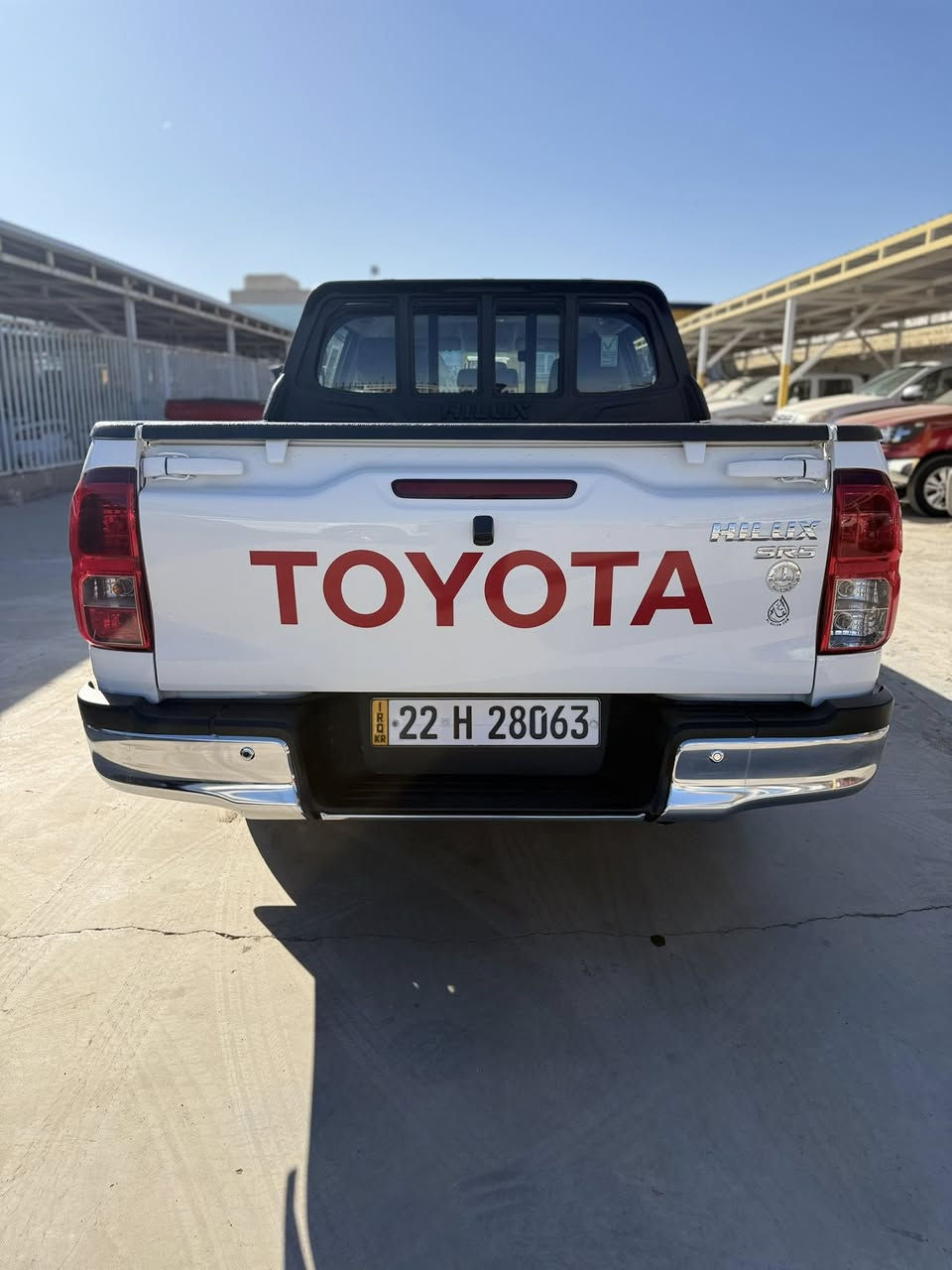 للبيع تيوتا هايلوكس موديل 2024
SAS مكفول كفاله عامه
ماشيه 40 الف 
رقم اربيل  تحويل او وكاله 
فول مواصفات 1/1
تبريد فول مواصفات
حساسات فول مواصفات
شاشه بصمه مثبة سرعه 
السياره فول

هاتف ***********
