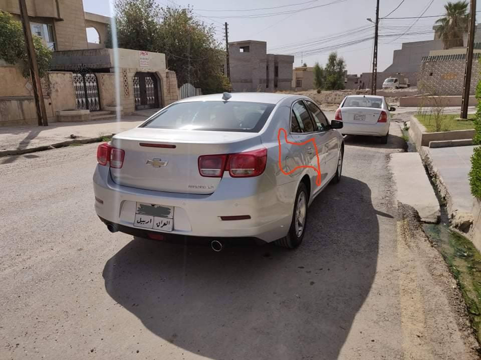 ماليبو 2016 محرك 2500 الرغوب
ماشيه 125 ميل
بجم كبس حادث جانبي خفيف
مكان اربيل والموصل 
رقم اربيل 
للتواصل واتساب او اتصال 👇 
***********
