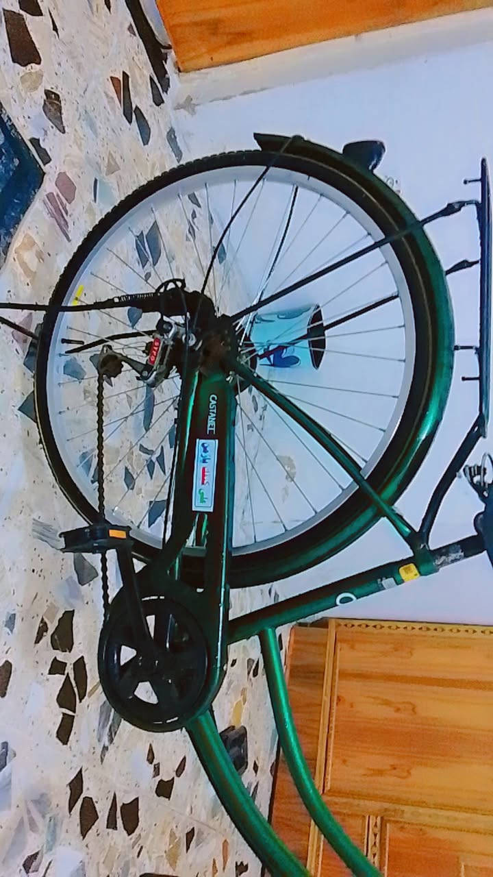 السلام عليكم بايسكل للبيع اللون خضار البايسكل موديل 2010 البايسكل ياباني وكله 2010الا الويل الخلفي تجاري السعر 100وبي مجال قليل  العنوان بغداد الأمين الثانيه نواب الضباط شارع رزاق ابو الفلافل للاتصال على الرقم ***********
