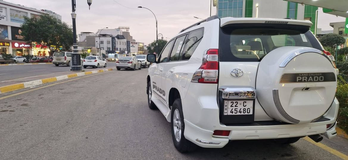 برادو 2015 شكل جديد/سيارة جديدة
فول ماعدا الفتحة
محرك 6V
كشن كهرباء
محرك كير بشرط
رقم شمالي 
ماشيه 100الف حقيقي
باب مبدل بلاد شركة
مكانها كركوك شراي يتصل ***********
