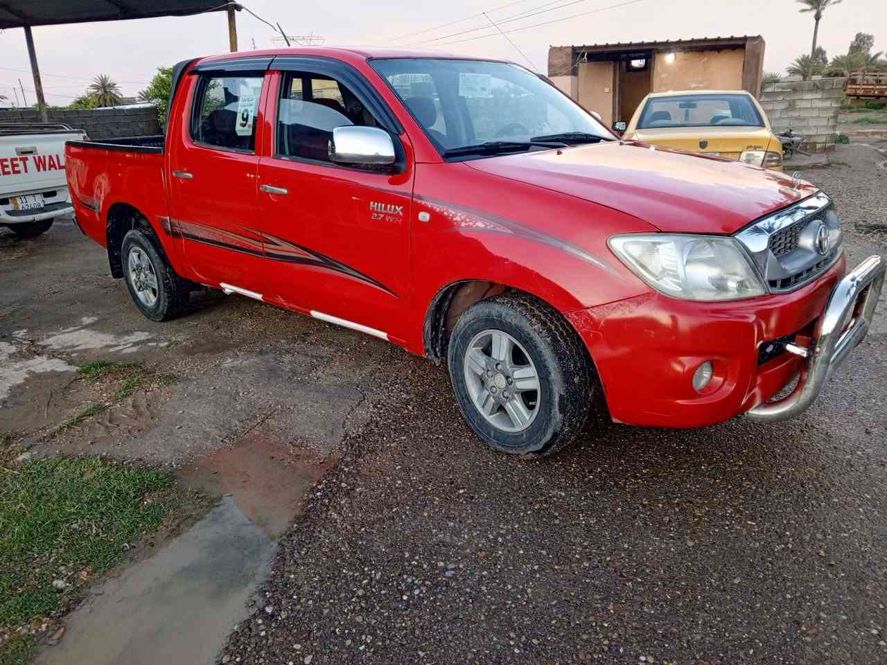 بسم الله الرحمن الرحيم 
و الصلاة والسلام على رسول الله محمد و على اله و صحبه اجمعين 
للبيع تيوتا هايلوكس موديل ٢٠٠٩ كير عادي
 كويتي شاصي ١٩ الساير دشبول ليزري
 مكفولة كفاله عامه من الصبغ و التبديل فقط شي بسيط قليل بذيل البدي الخلفي
 محرك كير اكسن خير من الله مكفول تبريد ثلج صدر جديد 
رقم بغداد انكليزي بأسمي تحويل ثاني يوم أن شاء الله تعالى 
العنوان بغداد ابو غريب 
الشراي يتصل و يدلل 
***********
