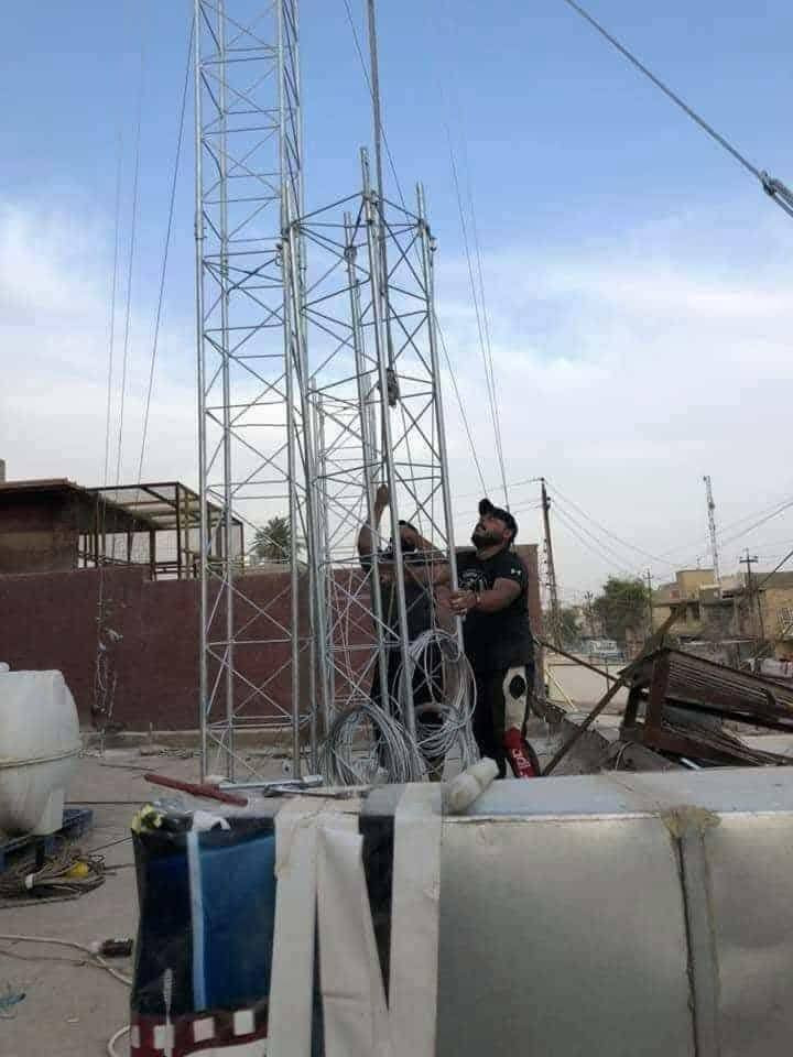 ✅كادر الاخوين✅
‏🇮🇶نصب البرج داخل بغداد 100لف
‏🇮🇶تفصيخ البرج داخل بغداد  100الف
تفصيخ+نقل البرج150الف ) 
‏🇮🇶نصب البرج +تفصيخ  محافظات حسب المحافظه
حديد جديد
‏ 35gكرسته وعمل  45gكرسته وعمل
وحديد رباعي كرسته وعمل⛓
🔧🔩💡يوجد لدينا هوكات نوعيه ثقيله ستد36بليت8مليم💡🔧🔩
💡🔧اضافه الاسلاك تبديل الاسلاك 💡🔧
تصعيد وتوجيه كافه الاجهزه📡
للاستفسار /‏‪***********
متوفر خاص /اتصال /وتساب📲
