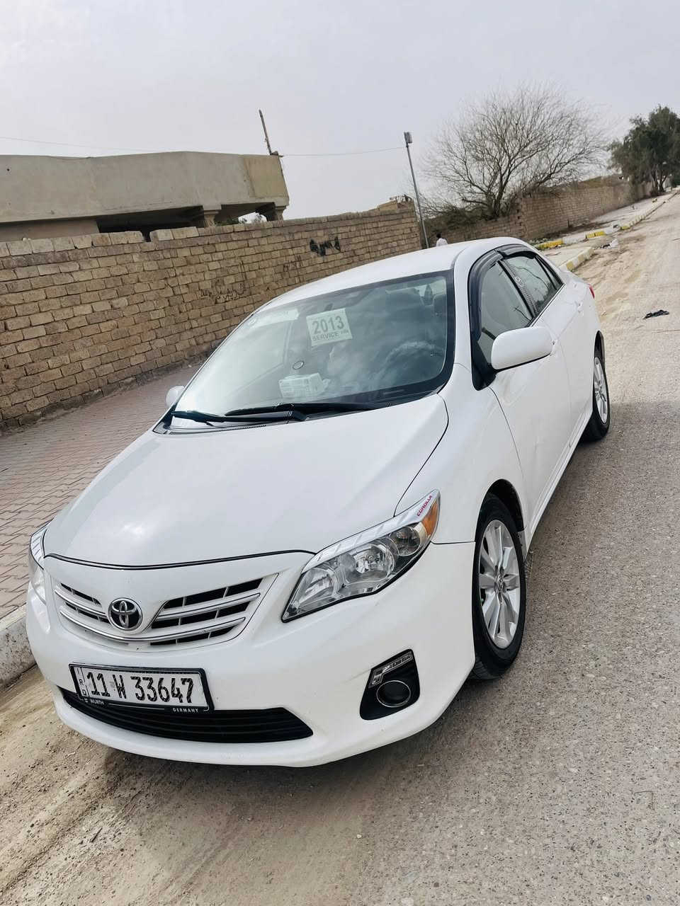 كورلا موديل 2013 بدون ضرر فقط سرقه بونيد مبدل تجاري وجاملغ بلادي فقط رقم بغداد مشروع وطني بسمي  عارضها 135 وبيها مجال لشراي مراوس يرهم حسب القناعة مكاني بيجي رقم موبايل ***********
