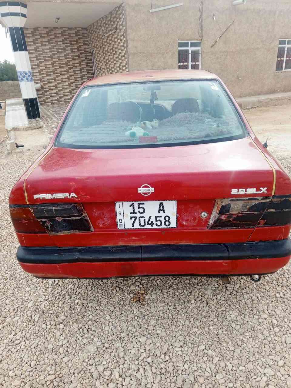 السلام عليكم
نيسان بريميرا موديل 1992 رقم انبار تحويل ثاني يوم سياره محرك وكير حاويه تخم تاير جديد السعر 35 وبيه مجال 
رقم ***********
