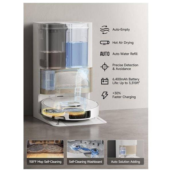 مكنسة وممسحة روبوت دريم - 6,400 مللي أمبير/ساعة - X40 Ultra - أبيض مستعمل نضيف جدآ


**إذا كنت صاحب هذا الإعلان وتريد حذفه لأي سبب، رجاءا أرسل رسالة إلى الدعم الفني**