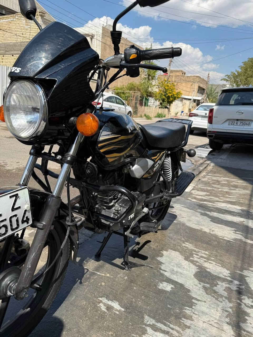 سلام عليكم دراجه Tvs محرك 150cc لون اسود مكوفله كفاله عامه مرقمه رقم بغداد تحويل ثاني يوم
غداد حي العامل ***********
موديل 23نازله ب 2025
السعر 2,350 وبيهامجال شي بسيط
