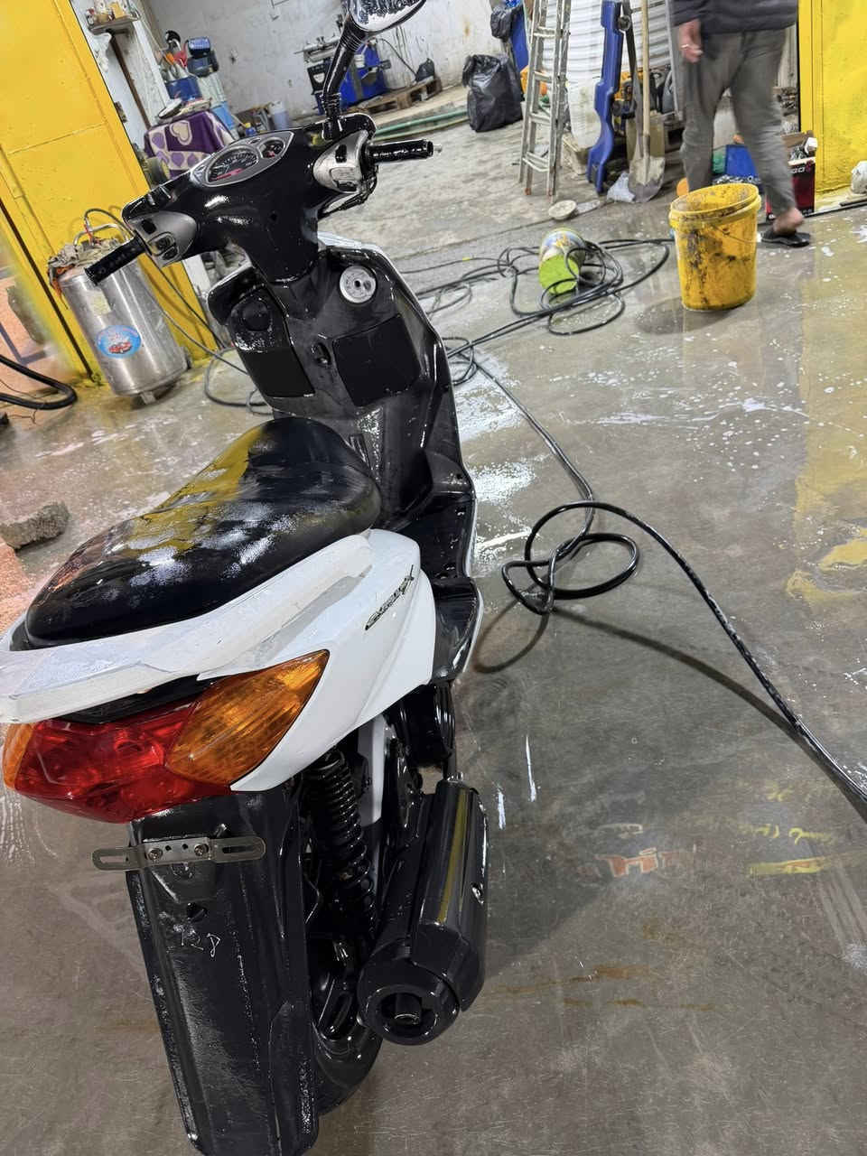 السلام عليكم
للبيع سكنس نثيه 110 ياباني شغاله سلف هندر شلعه معدل كفرات بلاد مكينه ناعمه مابيهه صوت  دراجه مامتعوبه نضيفه كلش كهربائيات كلهه شغاله تجي وشوف مابيهه نقص السعر 650 بغداد زعفرانيه ***********
