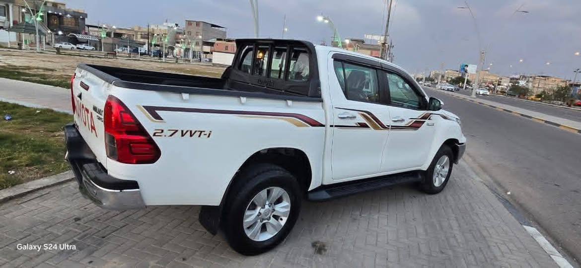 اللبيع هايلوكس موديل 2019 فور ويل ساز  اصل كير اوتماتيك فول مواصفات رقم بغداد بسمي  سيارة مكفولة من ضربة وتبديل وفتح علاوظع شركه ماشيه 95 الف فول مواصفات صاج ملكي تبريد خلفي تبريد كشنات ثلاجه حساس كأمره بك لايت لد مع لد امامي اخوان سياره بعدهي جديده شركه سبير منازل كتلوكات الشركه كله موجوده  سعره مناسب  عنوان بغداد شراي يتصل ترهم مراوس حسب القناعة ***********
