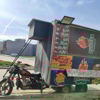 كرفان مطعم متنقل • جاهز للشغل • سنوية موجودة