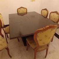 ميز و6كراسي • كراسي صاج • الدورة شارع البريد