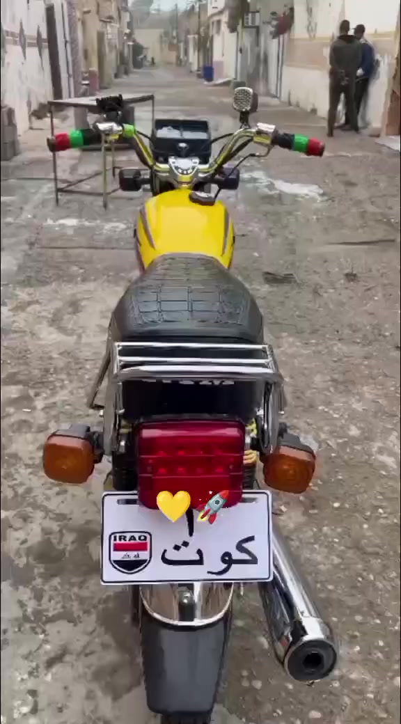 سلام عليكم دراجه نامه 25 دراجه كفاله  لبيع السعر خاص امروس العنوان تقاطع الساده رقم ***********
