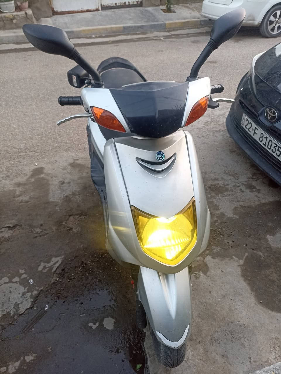 سلام عليكم
سكنس 140 للبيع كفالة عامة ما بيها نقص سلف هندر بكل وقت بيها سماعة وشديت ستاند مبايل هم بيه شاحنة مبايل باتري قبل اسبوع بدلتة الدراجة كاملة متكاملة مكينة ناعمة مكفولة السعر 500 وبيها مجال 
مكاني بغداد
*********** واتساب متواجد
