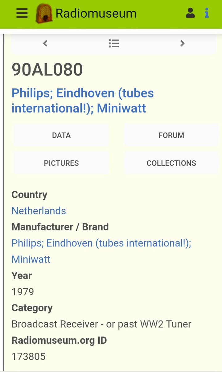راديو PHILIPS 90AL080
جديد لوك مع الكارتون 
بلد الصناعة هولندا عام 1979
للاستفسار المراسلة خاص


**إذا كنت صاحب هذا الإعلان وتريد حذفه لأي سبب، رجاءا أرسل رسالة إلى الدعم الفني**