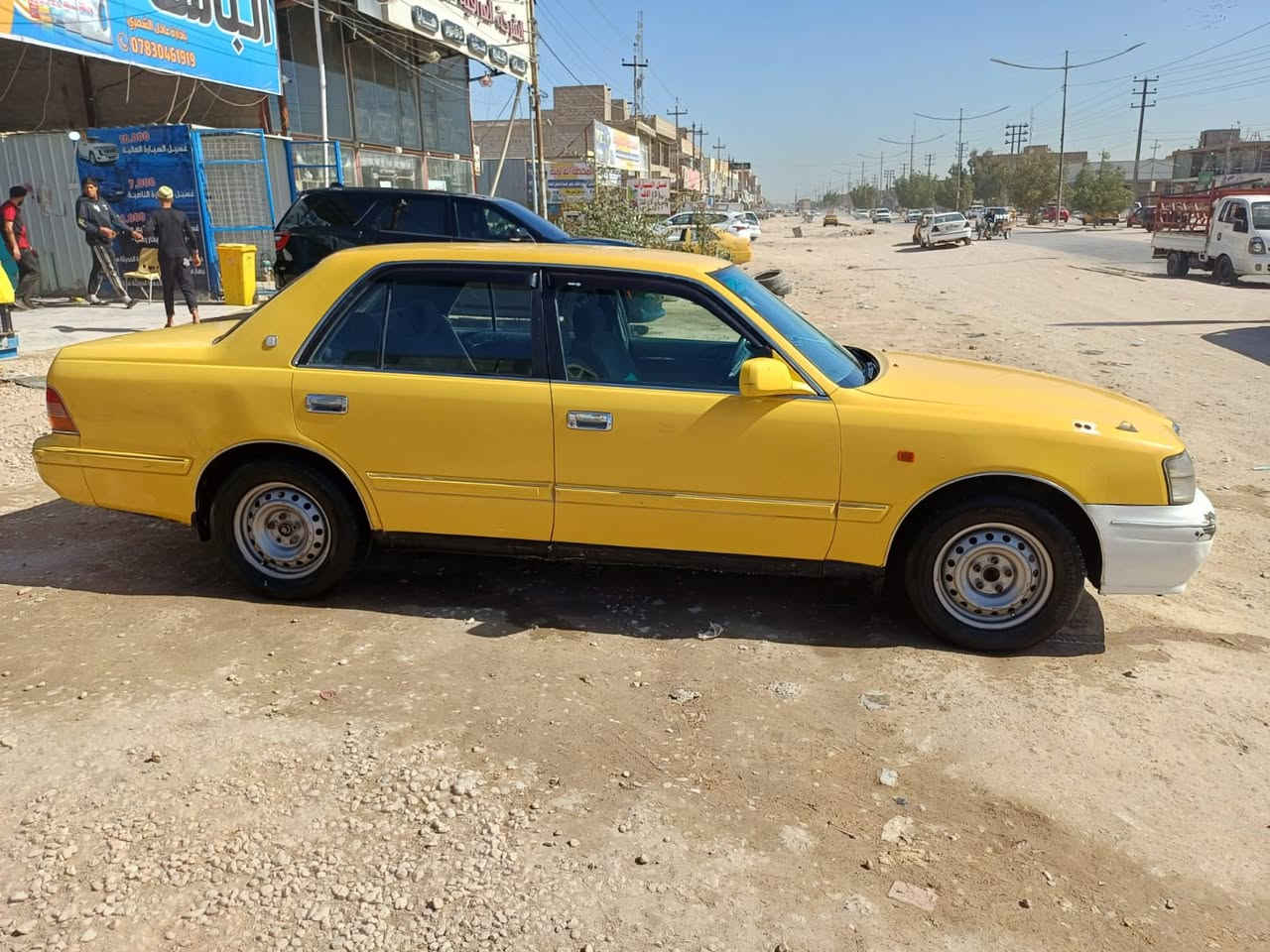 السلام عليكم
راس الثور تكم تكسي كصتين رقم إنبار اصوليه سنويه نتهت ب ٢٥مكينه وكير و حداديه كفاله شاشة تاب أندرويد غرفه ودشبول جديد تخم تاير سيارة جاهزة ومعمره

 متذب عليها ربع خطها كربلاء نجف مكاني نجف سعر خاص او اتصل ***********
