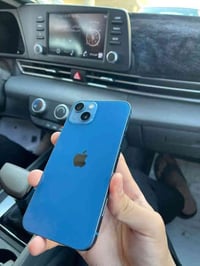 ايفون ١٣ عادي لون ازرق مميز شرق اوسط مبدل فقط شاشه الباقي مكفول ذاكره ...