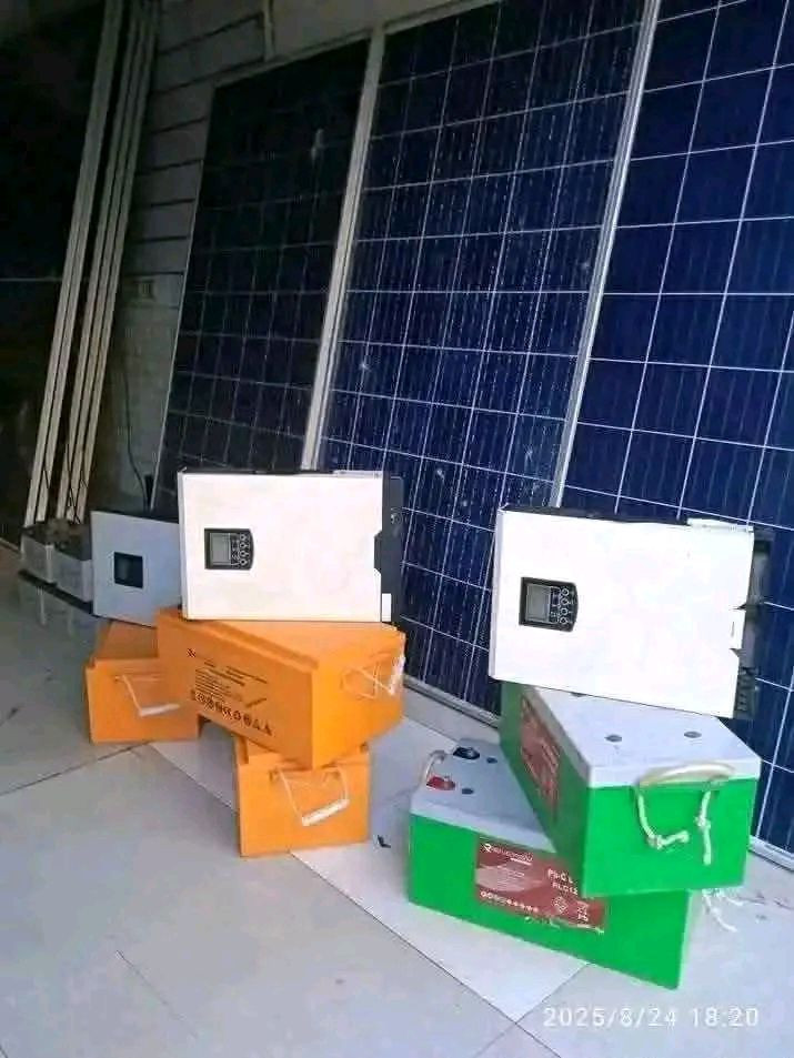 ريح نفسك من قطوعات الكهرباء متوفر لدينا الان منظومه منزليه متكامله فيها 4الواح جينكو 550 وات اثنين بطاطير 200 امبير ومحول 4كيلو التكلفه 2,8000 واتساب +249909225431
طريقه الدفع التقسيط 
القصد الاول 400الف مقدمه شامله للتوصيل والترحيل والتركيب لي ضمان المنظومه وبنسبة لي باقي المبلغ تدفع كل شهر بتدفع 300الف لمده 8 شهور.             التواصل واتساب فقط  +249909225431


**إذا كنت صاحب هذا الإعلان وتريد حذفه لأي سبب، رجاءا أرسل رسالة إلى الدعم الفني**