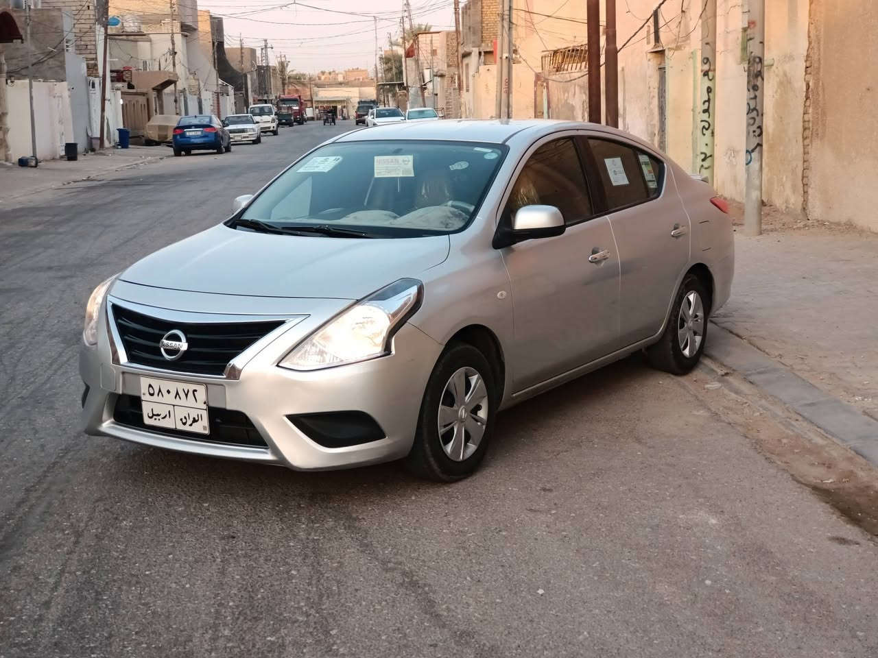 سلام عليكم نيسان صني موديل 20 سيار جديده كلش تراي زيرو ماشيه 130 السعر 97 وبيه مجال مكاني نجف الاتصال ***********
