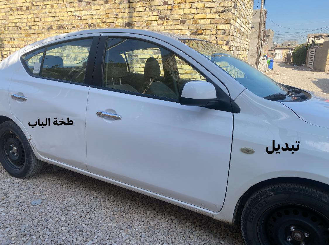 السلام عليكم 
نيسان صني موديل 2021
 هندي ام البليته الزركة 
رقم بابل بأسمي شخصياً سنوية 2031 
السياره بيها جاملغ امامي مبدل 
 وطخه بسيطه بالباب الخلفي علئ وضعها 
وشويه بارد جوه قبق البانزين قليل كلش 
السياره ماشيه 131 
مكينه كير حداديه تبريد كله كفاله وجديد 
تبريد ثلج 
تخم تاير جواها . باتري جديد . عبوة فيت بم جديد السياره ما ناقصها برغي مال جناي 
السعر 103 وبيها مجال للشراي 
مو شراي لاتعبني اخيك
الهاتف ***********
