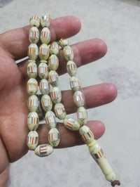 سبحه عاج • ٣٣ خرزه • نظيفه جدا