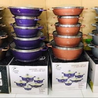 طقم كرانيت اصلي • خمس قطع • طاوه