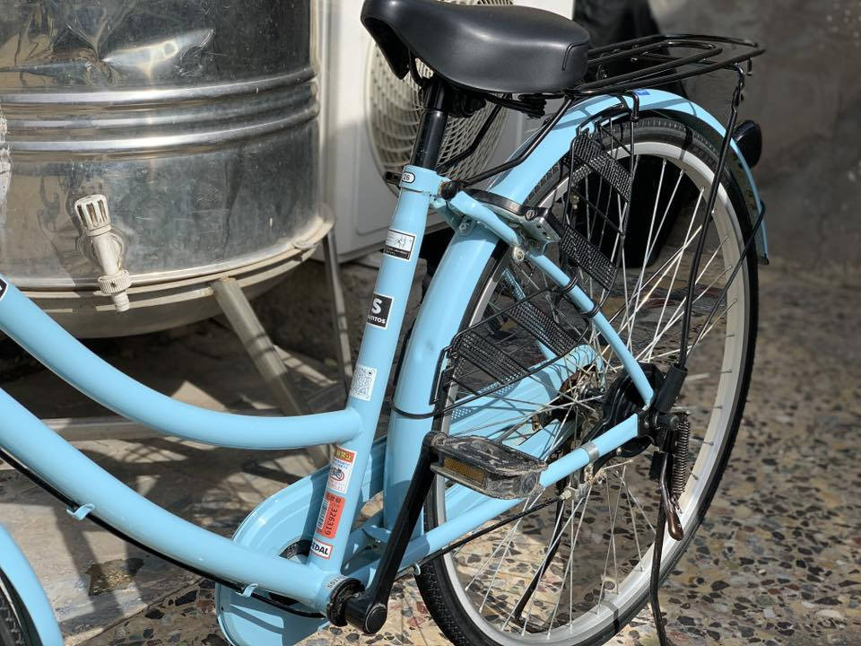 السلام عليكم بناتي حجم 26الباسكل مكفول من شخط صاله تقريب شهرين من جبنا رمبه جديد معنه الكلمه السعر 125 وبي مجال العنوان بغداد المعامل شارع التيوتات الرقم ***********
