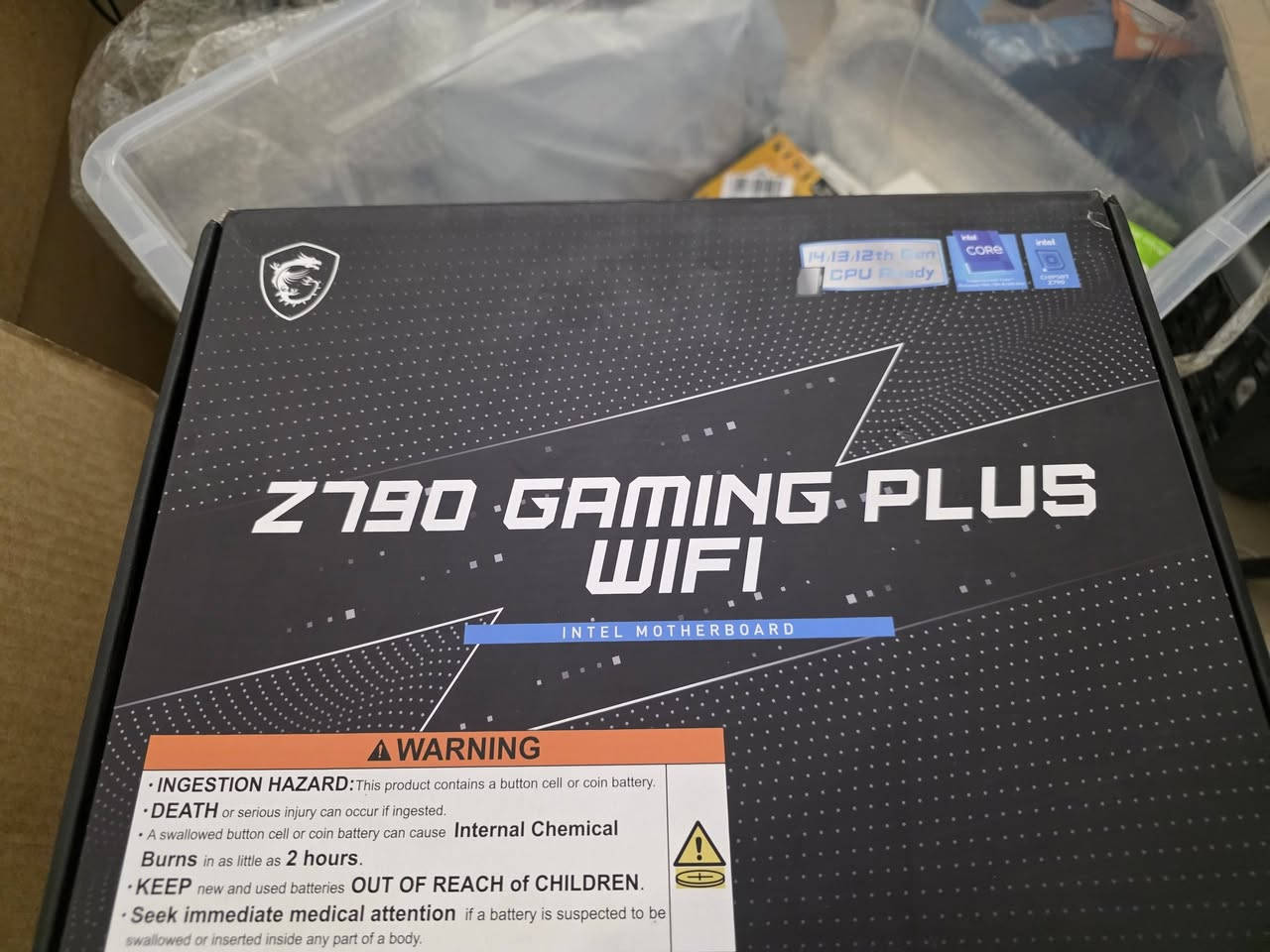 السلام عليكم
MSI Z790 GAMING PLUS WIFI 
جديد بالجيس 
325 الف 
توصيل موجود كذلك بغداد والمحافظات 
للتواصل على الخاص


**إذا كنت صاحب هذا الإعلان وتريد حذفه لأي سبب، رجاءا أرسل رسالة إلى الدعم الفني**
