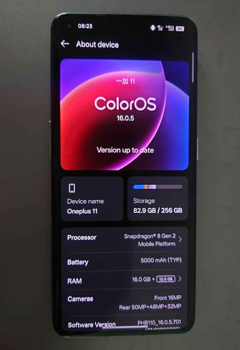 ئەو درزەی پشتی هەیە و تەنیا مۆبایلەکەیە نرخی 435 یان گۆڕینەوە
Oneplus 11 5G
Ram 16+12
Rom 256
Pubg 120fps
Screen 120hz
Snapdragon 8 gen 2
Camera 50mp 8k
Zoom 20X
Battery 5000mah 100w السليمانية, العراق


**إذا كنت صاحب هذا الإعلان وتريد حذفه لأي سبب، رجاءا أرسل رسالة إلى الدعم الفني**
