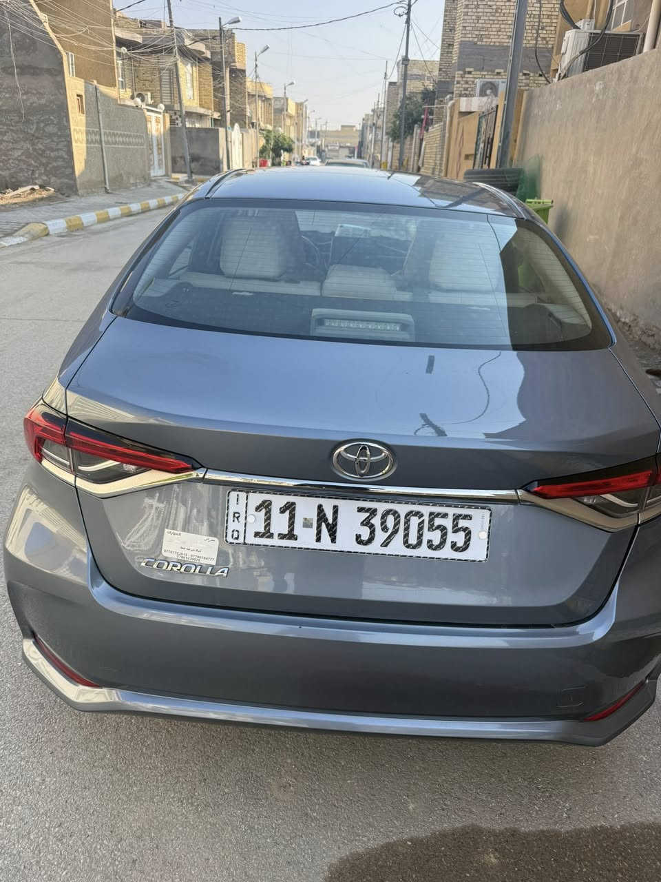 مكلف بالنشر.                كورلا 2023 خليجي
بانزين فقط رقم بغداد (11) باسمي شرط تحويل مشروع وطني مكان السيارة محافظة واسط / الكوت مركز المدينه / الخاجية 

ماشية 44الف فقط قابلة للزيادة

السياره كفاله عامه من الضربة والصبغ والبارد 

عدا رصعة بسيطة مال بايسكل 

حتى سبير منازل

جديدة جدا

محرك 1800 بانزين فقط

فتحة

سويج 

شاشة يوتيوب بلوتوث

كامره خلفيه

تبريد قطعة وحده

..USP شحن

للتواصل:

اتصال + وتساب

***********
