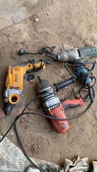 دريلات لقمه كهربائي عدد 2 دريل حفر واحد للبيع ال شراي يجي خاص او يتصل ...