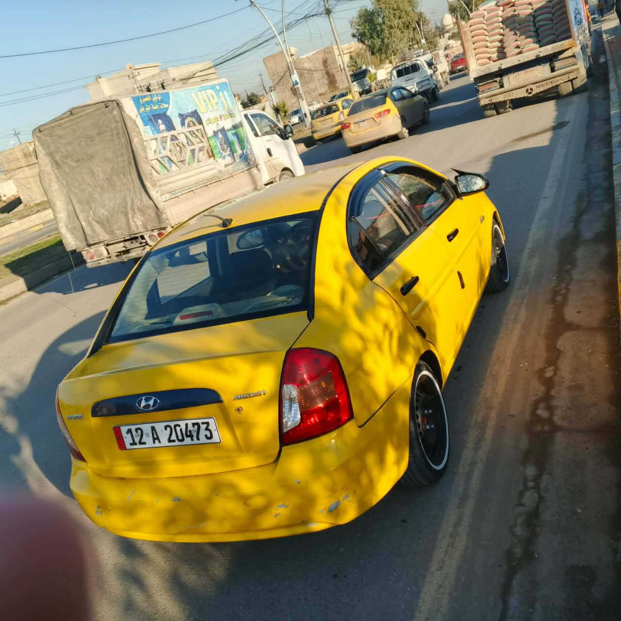 اكسنت2009
كوري محرك 16كير عادي
جامات كهرب
منضومت غاز جديد 
طخم تأير
صدر جديد معمر جديد
دوشمه جديد
السياره كبل ل شارع سياره مصروف عليها
السعر85 وبيها مجال بسيط
مكلف بل نشر مكلف بل نشر
رقم صاحب السياره***********
