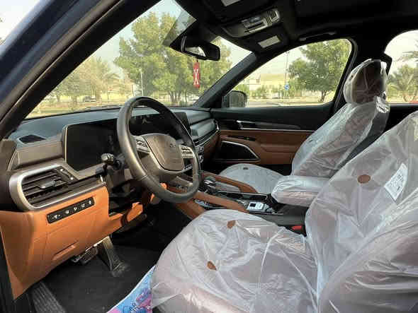 للبیع او مراوس 

كيا تيلورايد موديل 2024 X LINEامريكي فول فول مواصفات 
بها جملغ امامی فقط
بدون دواخل بدون ایی نواقص
سیارە كلش كلش جدید 

33000 $ بها مجال 
 

            
                  
 1-  كيا تيلورايد فئه x lineاعلى المواصفات رقم اربيل 
2- محرك 6 سلندر 3800 
3-  ويل كب حجم 20 اسود  تاير بحالة ممتازة جدا 
4- عداد المسافة الحال 8 الف
5 بصمة ابواب امامية  وبصمة تشغيل وتشغيل عن بعد
6- لايتات زينون عالي ناصي عدستين 
7-اشارة في المرايا الجانبية مع حساسات الاجتياز 
8- مصابيح ترحيب في مقابض الابواب 
9 رادار امامي تفاعلي للتوقف التلقائي امامي خلفي
10-السيارة بانوراما فتحتين 
11-حساسات امامي خلفي 
‎13-باب الجنطة كهربائي شفط 
14غرفة السيارة جلد مشمشي
14-تحكم كهربائي متكامل لقاعد المقدمة 
15 المقاعد الامامية تدفئة وتبريد كشن 
16- المقاعد الخلفية تدفئة وتبريد كشن 
17-شاشة دشبول كبيرة لمجموعة من الايعازات والضبط
18-بردات اصلية للابواب الخلفية 
19-مقاعد وسطية تطوى كهربائيا ويدوية الفتح 
20- انارة ليزرية متعددة بمزيج هائل من الالوان لأنارة دواخل السيارة 
21-مرايا جانبية شفط كهرباء مع ذاكرة لكشن السائق
22- خاصية تحديد المسار والتنبيه عند الخروج من المسار 
23-المقعد الوسطي منفصل  VIP
24-تبريد السيارة 3 قطع 
25- تحكم ستيرن جهتين متعدد الايعازات 
26- وضعيات القيادة عدد 5 
27- تنبيه بالارتجاج في المقود 

وباقي المواصفات بالسيارة الغنية عن التعريف 
رقم أربيل الجديد هزه جديد
السيارة موجودة بغداد

***********
