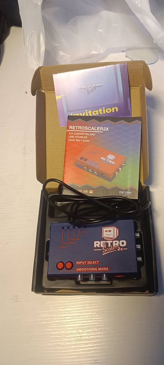 هل تمتلك أجهزة ألعاب كلاسيكية (Retro Consoles) وتريد لعبها على شاشاتك الحديثة (LCD/LED) بوضوح عالٍ؟ هذا هو الحل المثالي!
جهاز RetroScaler2x هو رفيقك الأفضل لاستعادة ذكريات الزمن الجميل. يقوم هذا المحول بتحويل إشارة أجهزتك القديمة (مثل PS2, N64, Dreamcast, SNES, NES) إلى جودة HD، مع ضمان عدم وجود أي تأخير (Zero Lag) في الصورة لتجربة لعب سلسة تماماً.
المميزات:
رفع دقة الصورة إلى 480p/576p لتظهر بشكل أوضح على الشاشات الحديثة.
أداء سريع جداً بدون تأخير (Zero Lag) مثالي للألعاب التنافسية.
متوافق مع معظم أجهزة الألعاب الكلاسيكية القديمة.
سهل التركيب والاستخدام.
🚚 تتوفر خدمة التوصيل إلى جميع المناطق.
للاستفسار أو الطلب، يرجى إرسال رسالة مباشرة!
__________________________________
ئایا یارییە کۆنەکانت (کۆنسۆڵە کۆنەکان) لەسەر شاشەی مۆدێرن (LCD/LED) بە ڕوونی نابینیت؟ ئەمە چارەسەرەکەیە!
RetroScaler2x باشترین ئامێرە بۆ گەڕانەوە بۆ سەردەمی زێڕینی یارییەکان. ئەم ئامێرە وێنەی کۆنسۆڵە کۆنەکانت (وەک PS2, N64, Dreamcast, SNES, NES) دەکاتە HD و بەبێ هیچ دواکەوتنێک (Zero Lag) لەسەر شاشەکانت نیشانی دەدات.
تایبەتمەندییەکان:
بەرزکردنەوەی کوالێتی وێنە بۆ ئاستی 480p/576p.
کارکردن بەبێ هیچ دواکەوتن (Zero Lag) - تایبەت بۆ یاریزانانی پیشەگەر.
پشتیوانی لە زۆربەی کۆنسۆڵە کۆنەکان.
بەکارھێنانی زۆر ئاسانە.
🚚 خزمەتگوزاری گەیاندن (Delivery) بەردەستە بۆ هەموو شوێنێک.
بۆ زانیاری زیاتر و داواکردن، نامە بۆ پەیج بنێرن! أربيل, العراق


**إذا كنت صاحب هذا الإعلان وتريد حذفه لأي سبب، رجاءا أرسل رسالة إلى الدعم الفني**