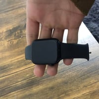 ساعه ابل جيل8 حجم 45 ذاكره 32 بطاريه85 بيه شخوط بل شاشه تنجلي طبيعي غر...