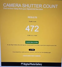 كامرا سوني a7Riii  شتر 470 صورة فقط مع بطاريات عدد2 السعر مليون٤٥٠ الف...