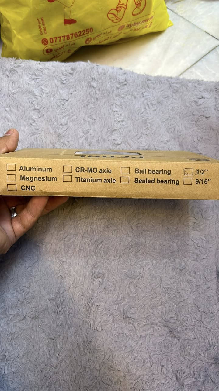 سلام عليكم
متوفر PEDAL BKPTX R31 
جديد غير مستخدم


**إذا كنت صاحب هذا الإعلان وتريد حذفه لأي سبب، رجاءا أرسل رسالة إلى الدعم الفني**