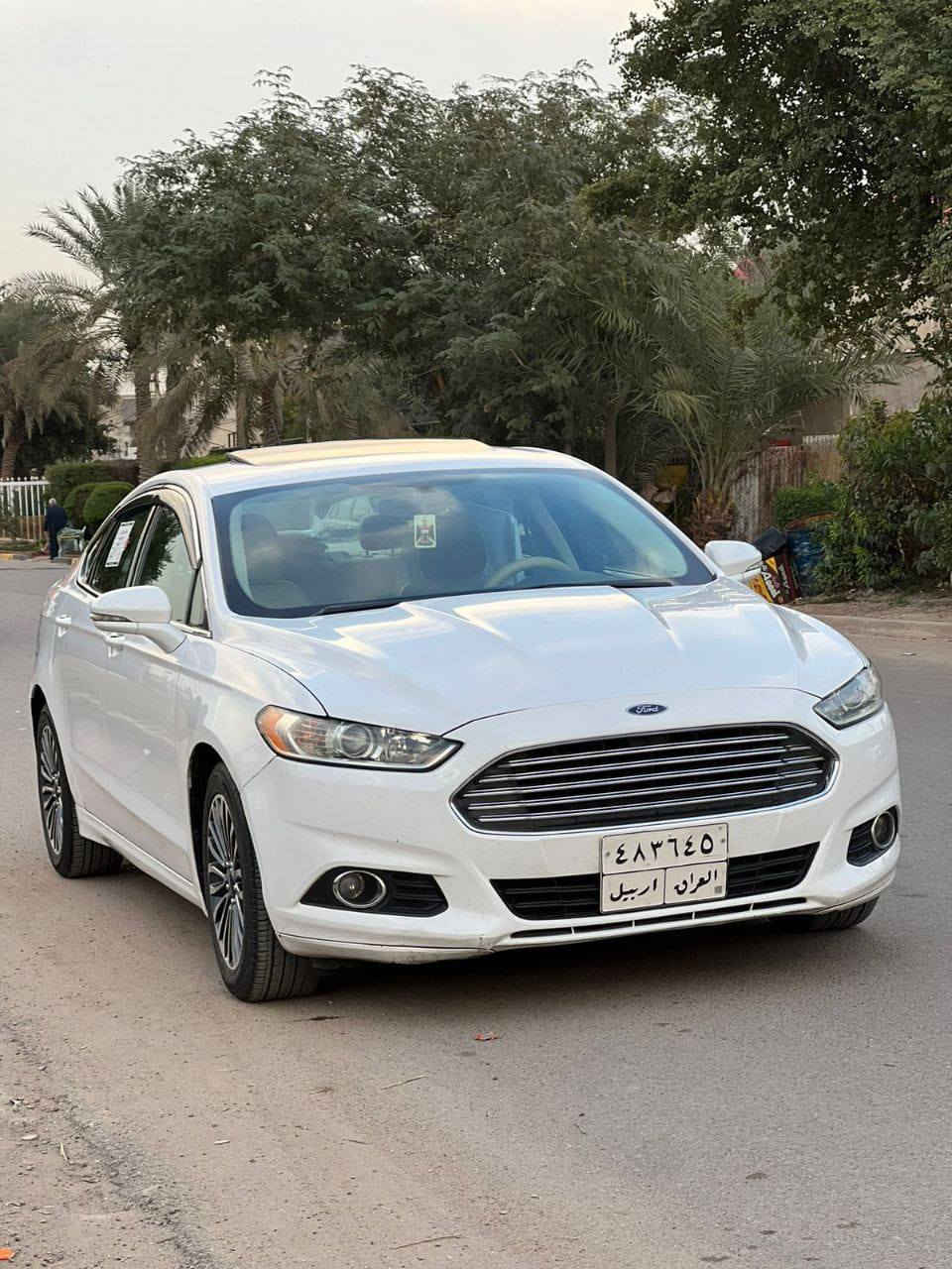 فورد فيوجن 2015 
وارد امريكي كلين تايتل بدون حادث
محرك 1500 تيربو.

نظام شاشة معلومات ونظام SYNC
بلوتوث واتصال هاتفي
كاميرا خلفية
مثبت سرعة
وسائد هوائية متعددة
نظام ثبات سرعة إلكتروني
تبريد ثلج لايقاوم 
نظام دخول وتشغيل بدون مفتاح
بصمه باب 
تدفئه كشنات 
رادارت  نقطه عمياء
اشاير مري جانبيه 
سلايد رووف 
سبايدر خلفي
مضله خلفيه 
تايرات ويل كب

السعر 100 ورقه

مكان بغداد البلديات ***********
