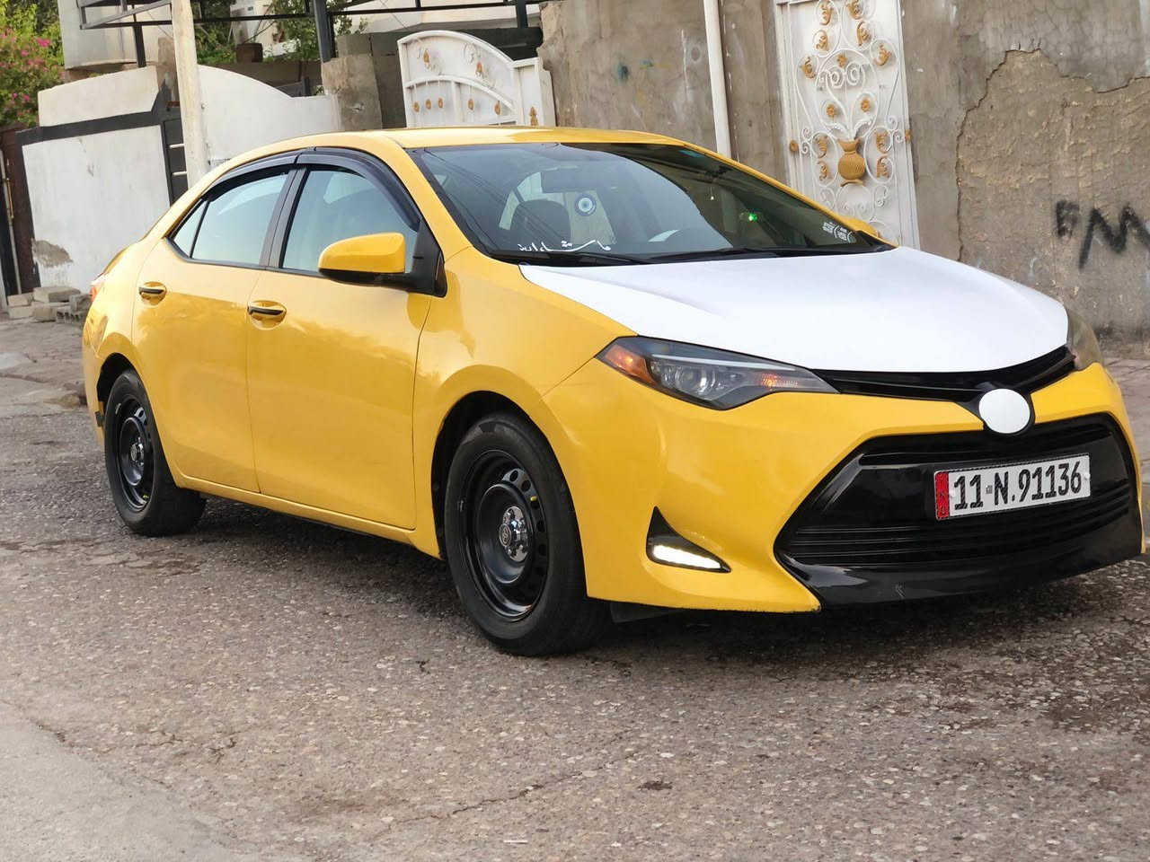 سلام عليكم كورلا 2014🎖️
( بغداد بسمي) رقم دولي مشروع وطني دفتر بانزين ✅
تخم ويل وتاير جديد صدر امامي خلفي✨
 دوشمه سياره مابيه نقص برغي جاهزه 
السعر (136$ )وبيه مجال وكلشي اكو بل سوك 
للاتصال (***********)☎️
