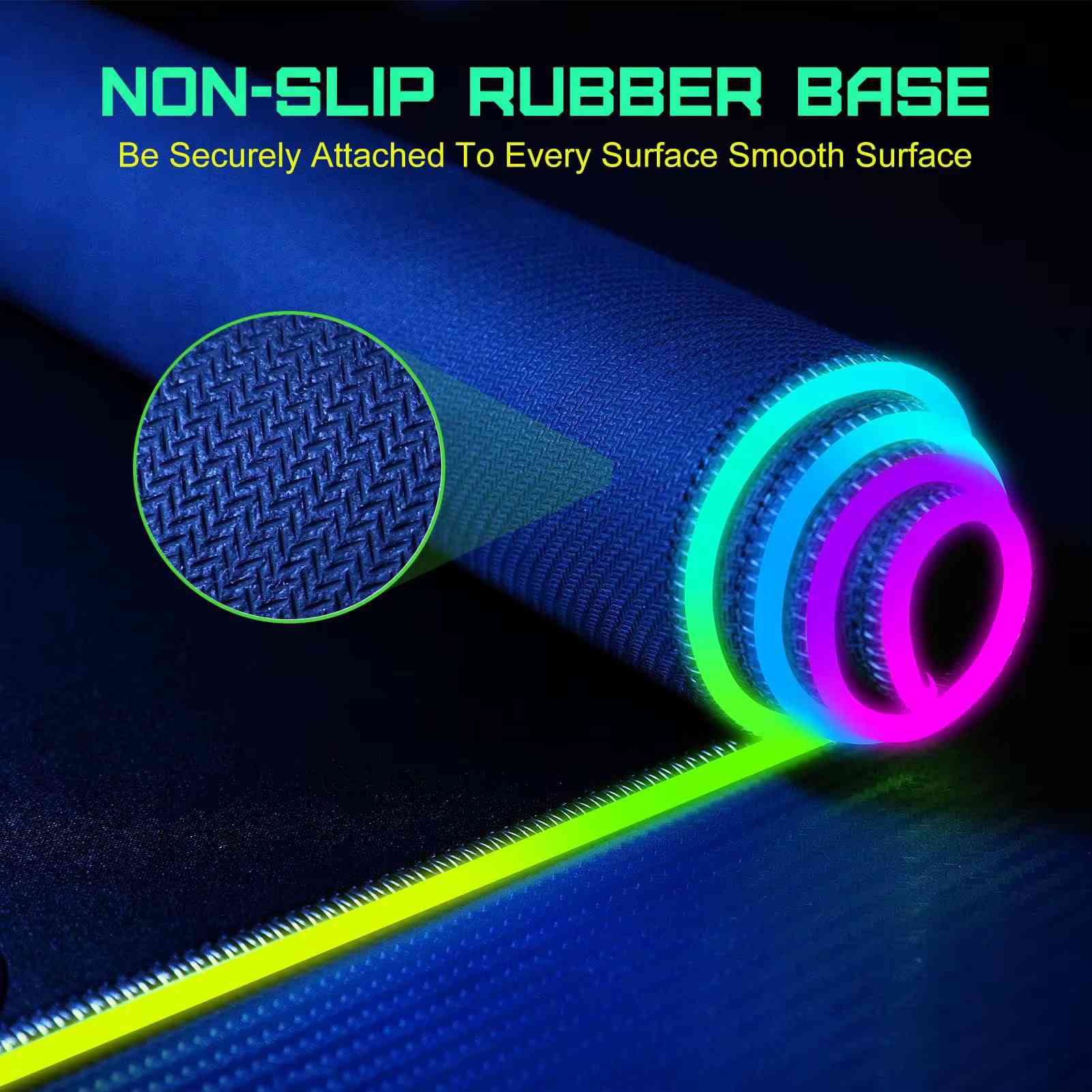 سعر 17 توصيل محافظات 5 
شحن لاسلكي: يأتي المنتج مزودًا بلوحة شحن لاسلكي Qi بقدرة تصل إلى 15 واط، متوافقة مع الهواتف الذكية التي تدعم هذه التقنية (مثل iPhone و Samsung Galaxy).
إضاءة RGB: يحتوي على إضاءة LED RGB محيطية متعددة الأوضاع (10 أوضاع إضاءة تشمل أوضاعًا ثابتة وديناميكية) يمكن التحكم فيها بزر لمس واحد.
سطح كبير: توفر أبعادها مساحة كبيرة كافية لتغطية لوحة المفاتيح والماوس وغيرها من ملحقات سطح المكتب.
مواد عالية الجودة: مصنوعة من قاعدة مطاطية مانعة للانزلاق وسطح قماشي دقيق وناعم لضمان تحكم دقيق وسريع بالماوس.


**إذا كنت صاحب هذا الإعلان وتريد حذفه لأي سبب، رجاءا أرسل رسالة إلى الدعم الفني**