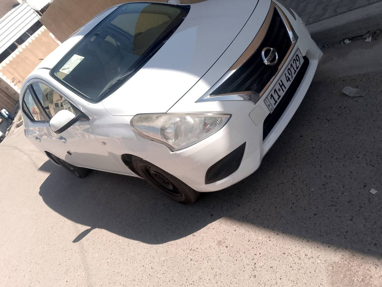 السلام عليكم سياره نيسان سني موديل 2019 سياره حلوه ومرتبه كامله تبريد تدفئه تخم تاير جديد كله سياره صدره 70% السياره بيه صبغ جاملغ اليمنه ونص باب الصدر  سياره حلوه ومرتبه
سعره 105 وبيه مجال...  مكاني بغداد اليوسفية القصر الاوسط 
للاستفسار اكثر الاتصال على الرقم ***********
