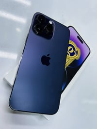 ايفون 14 برو ماكس 256 دبل دبل خط z/aa نظيف جداا🔋82 بلادي السعر 850 الف...