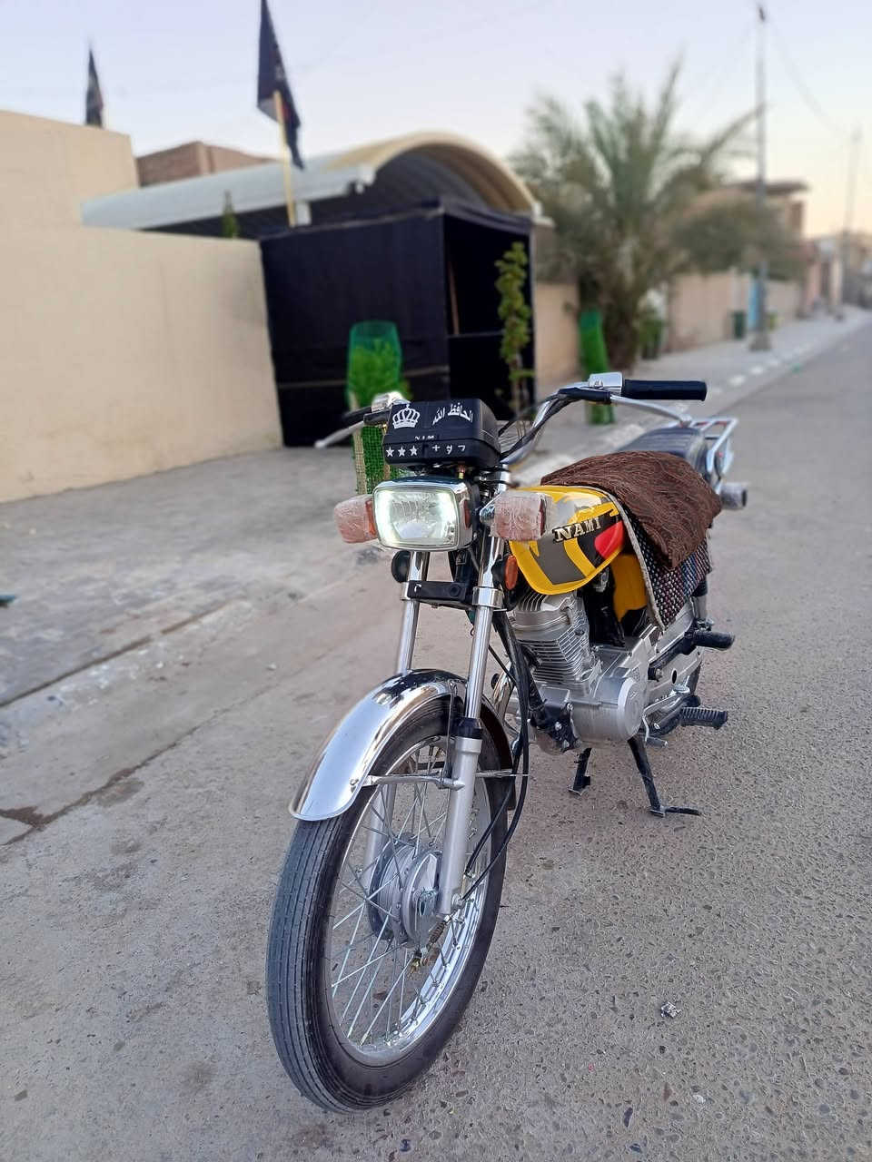 سلام عليكم دراجه للبيع موديل 2026 كفاله عامر دراجه حلوه نظ يفه سعرها 700 او بيها مجال مكان كربلاء حي الحر *********** اوراق سكنر

