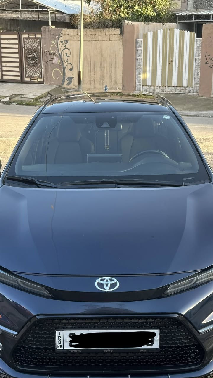 Toyota corolla se 2022.                                               جنطه لون ازرق نيلي فول عدى الفتحه تدفئه كشن وارد كندي كير عادي محرك اربعه سلندر 2.0 سياره نشطه بيهه قطعه وحده البوند فقط سياره نضيفه متصرف عليهه ابد  
ماشي(71الف) مكان السياره موصل ايسر رقم دهوك 
 سعر(133) تفاصيل اكثر   ‭0771 866 2760‬
