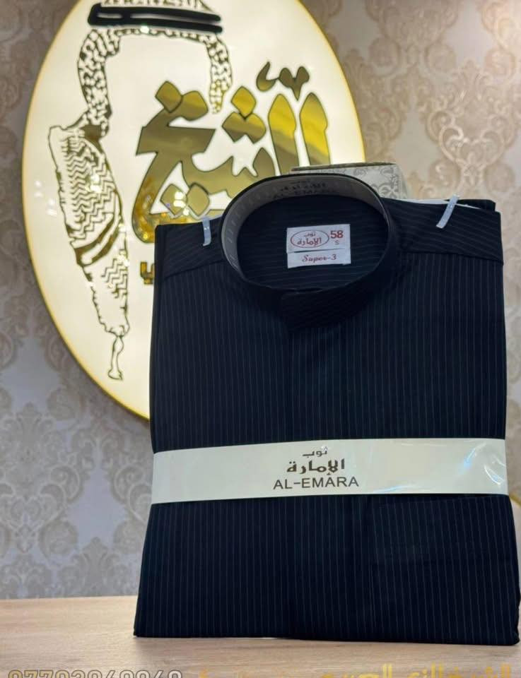 🌙رمضان كريم
الإمارة للزي العربي
خليك كشخة مع محلات الإمارة للزي العربي 

جدد مظهرك بـ الدشداشة فصال الكويتي  (ردن فلات) الجديدة،

 فصال مريح وقماش مخطط  يجمع بين الهيبة والراحة.

​🎨 6 ألوان راقية تناسب ذوقك.
​📏 جميع القياسات متوفرة.

من 56الى 62 

📍العنوان صلاح الدين قضاء الدجيل صوره الشهداء تتقدم ١٠٠متر ليكدام مقابيل المدرسة الإبراهيمية 

📞 للحجز:       ***********
الإمارة_للزي_العربي  AL_EMARA

#صلاح_الدين 
#قضاء_الدجيل 
#العراق
#الموصل
 #بغداد
#الامارات 
#قطر
#الكويت
