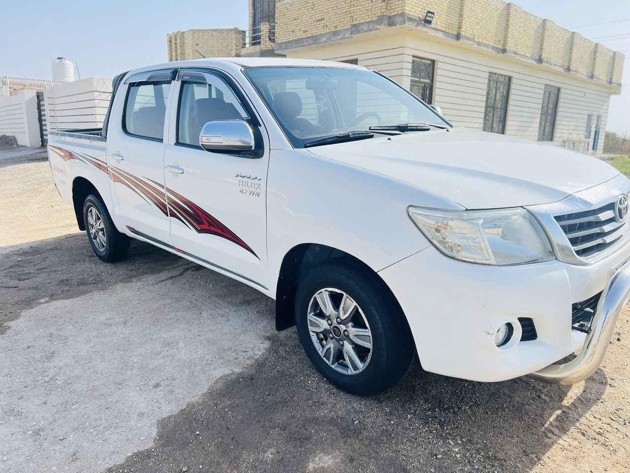 السلام عليكم هايلوكس ٢٠١٢
كويتي شاصي ١٩
رقم مثنى مميز تحويل مباشر
كفاله عامه من الضربه والصبغ والتبديل 
تخم تاير حدايه تبريد تدفئا كله شغال 
السعر ١٧٥ وبيها مجال بسيط 
العنوان ناصريه الشطره هـ***********
